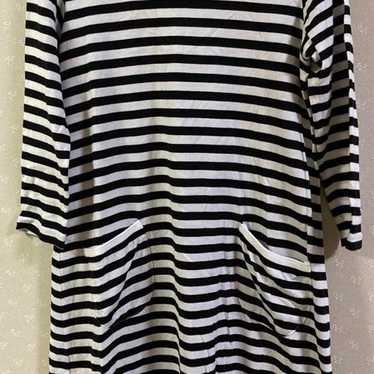 marimekko border one-piece dress