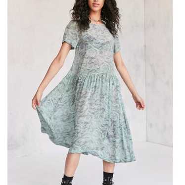 Urban Outfitters Kimchi Blue Sheer Drop-Waist Midi