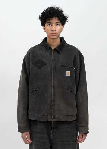 Vintage Washed Black Carhartt Detroit Jacket