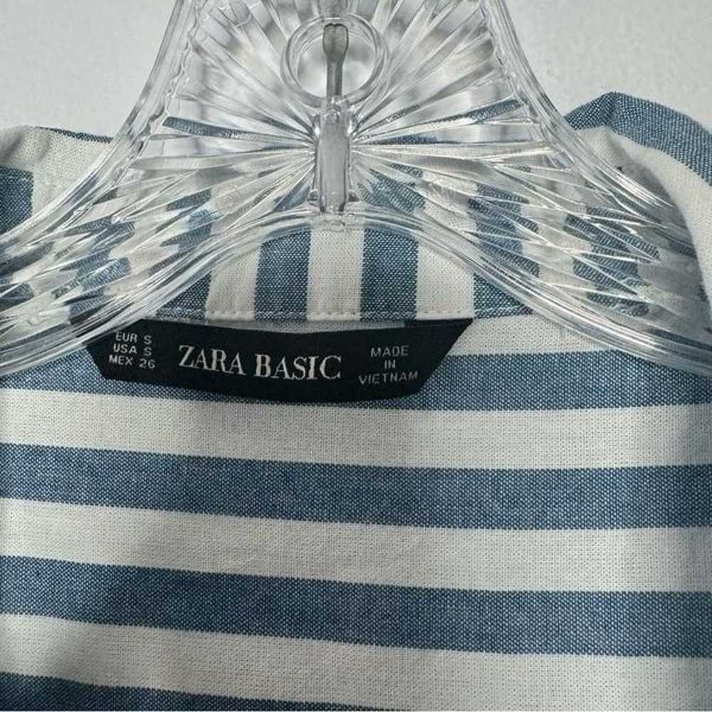 Zara stripped min dress/tunic top size small - image 3