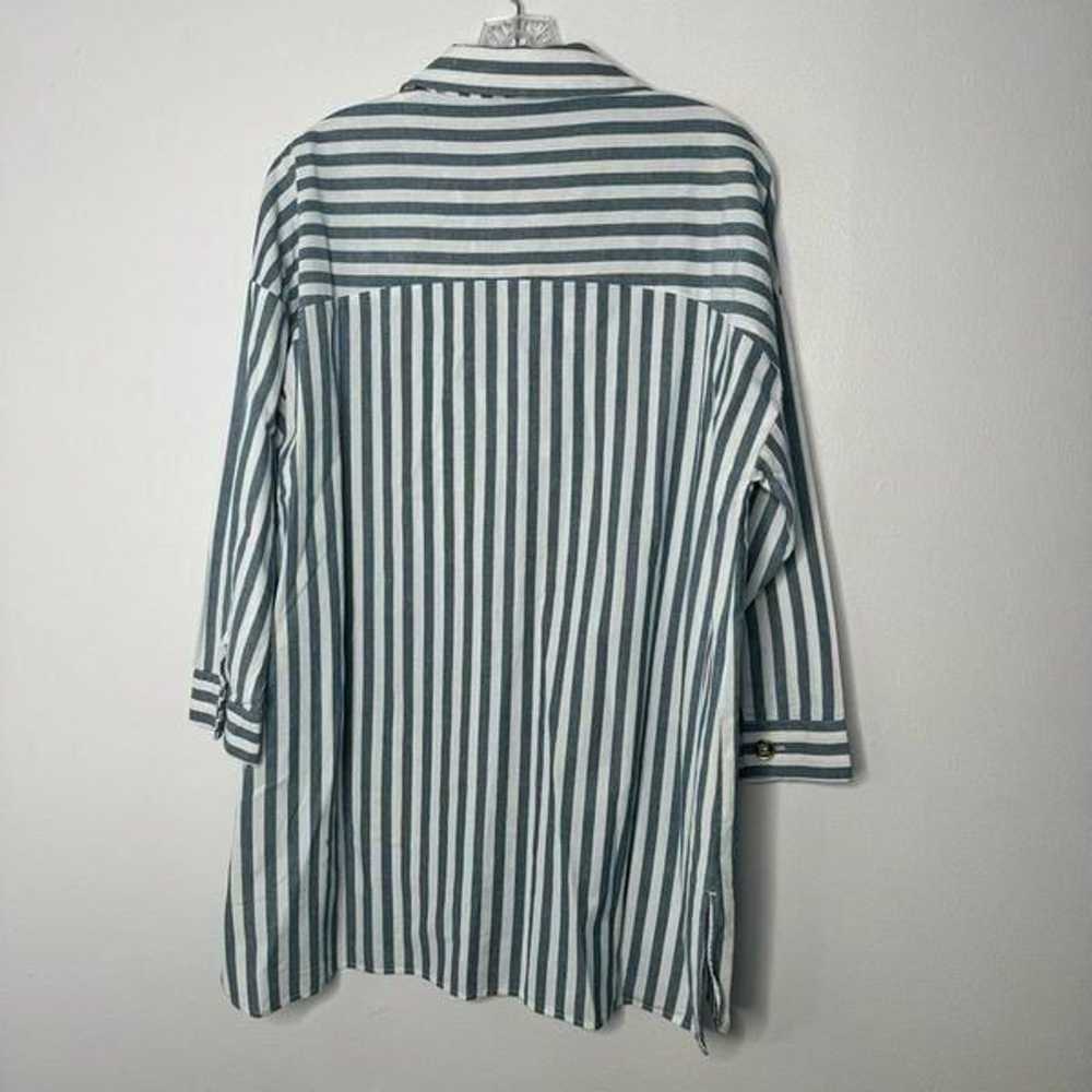 Zara stripped min dress/tunic top size small - image 5