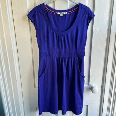 Boden Margot Scoop Neck Cap Sleeve Dress Petite