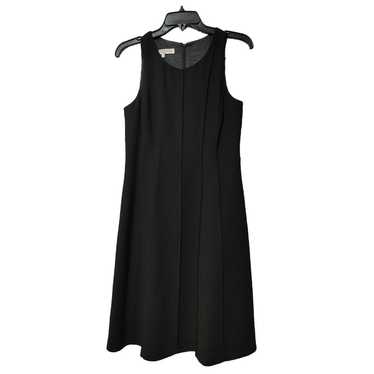 Evan Picone black sleeveless swing dress