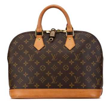 Louis Vuitton Alma leather handbag