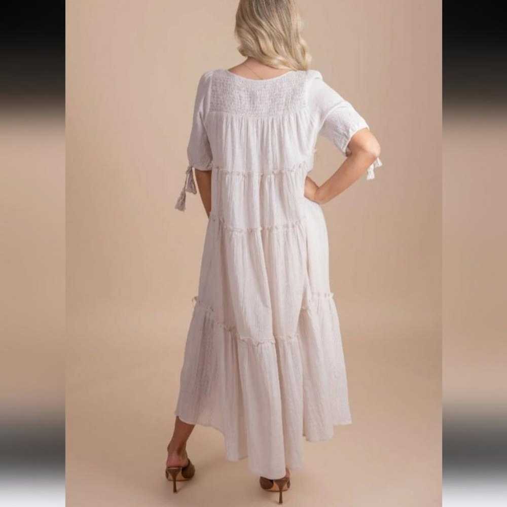 Boho Chic Flowy Tiered Maxi Dress - image 8