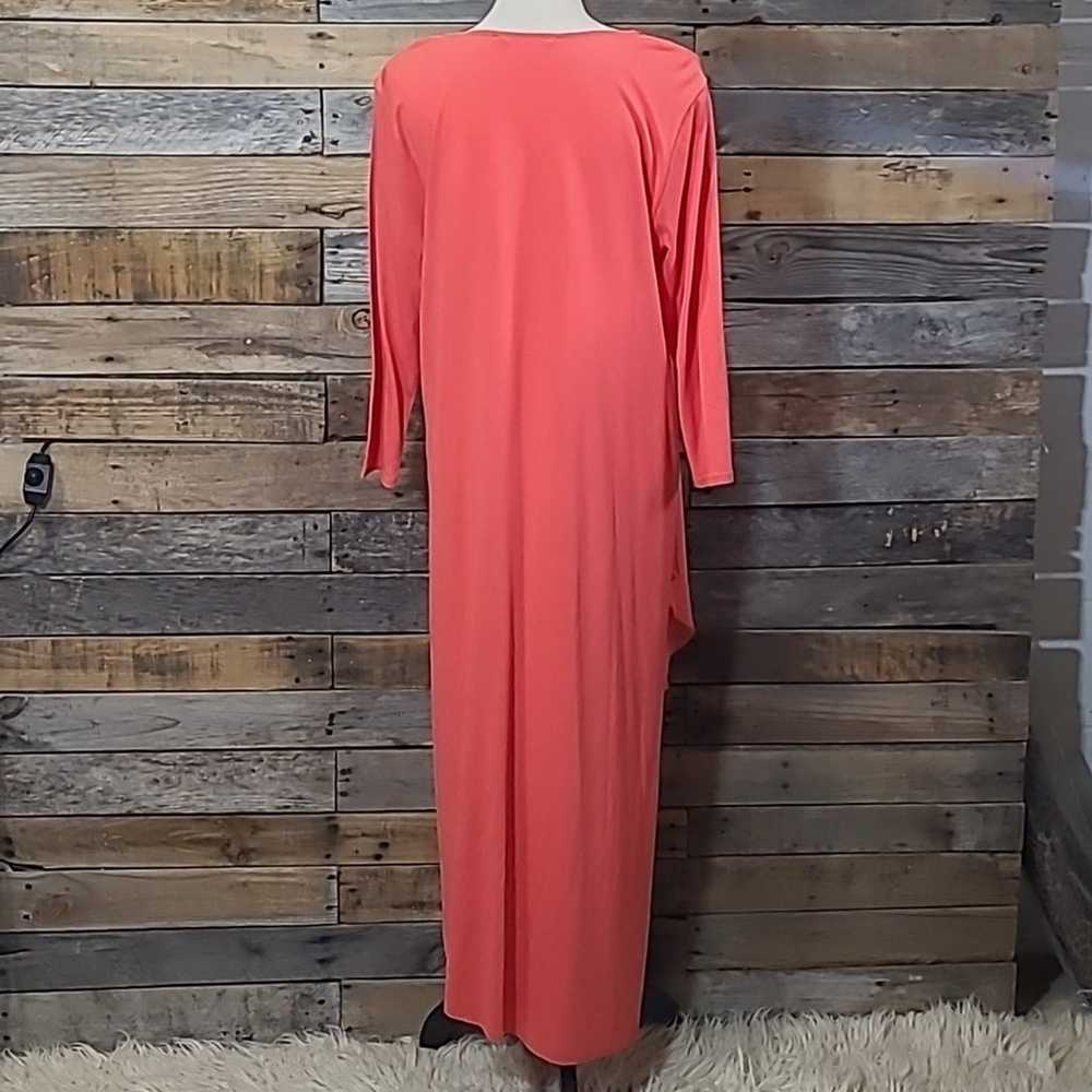 Soft Surroundings Andalou Dress Coral Large - image 6