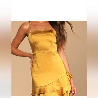 Lulus gold/yellow dress