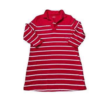 Vineyard Vines Polo Shirt Dress Striped Sporty 3/4