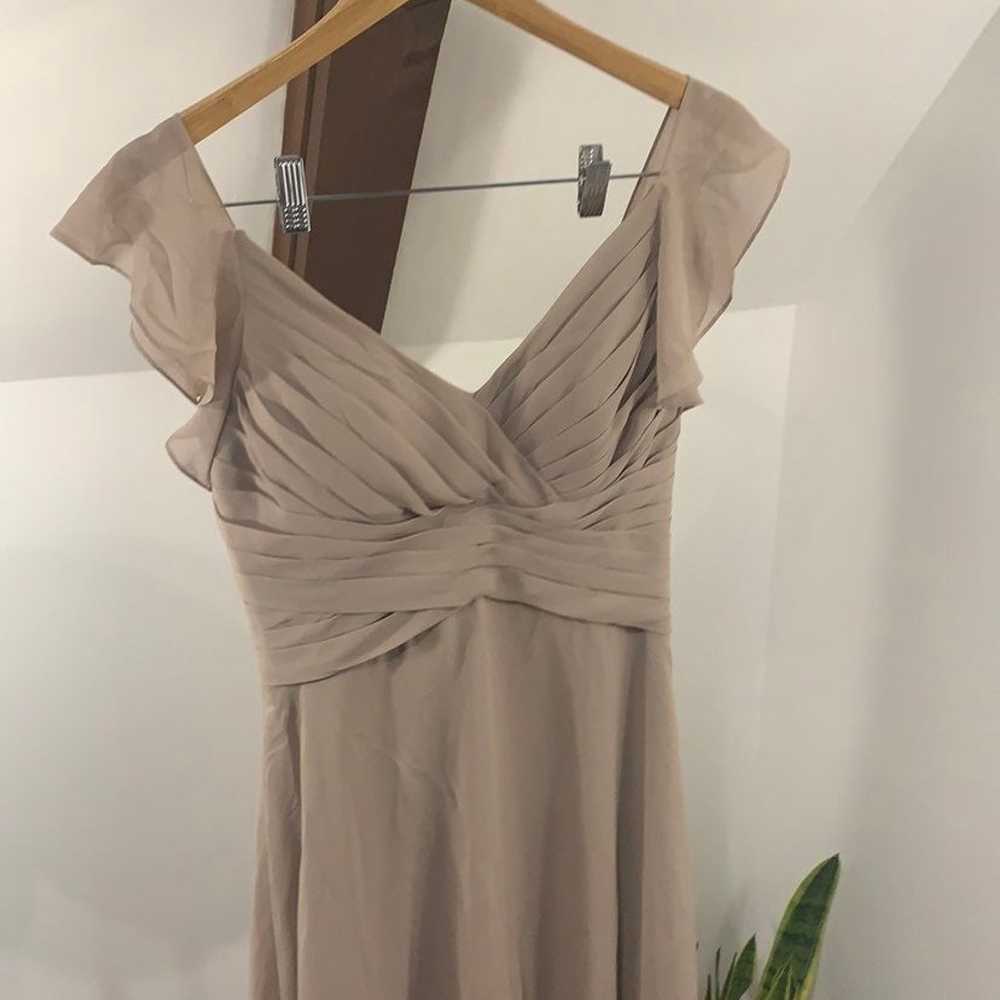 Jjs house bridesmaids dress taupe - image 1