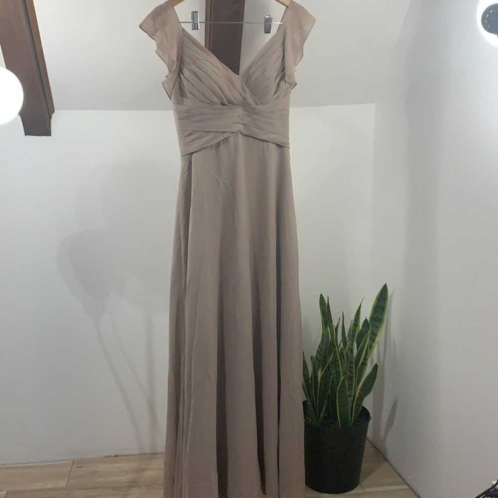 Jjs house bridesmaids dress taupe - image 3