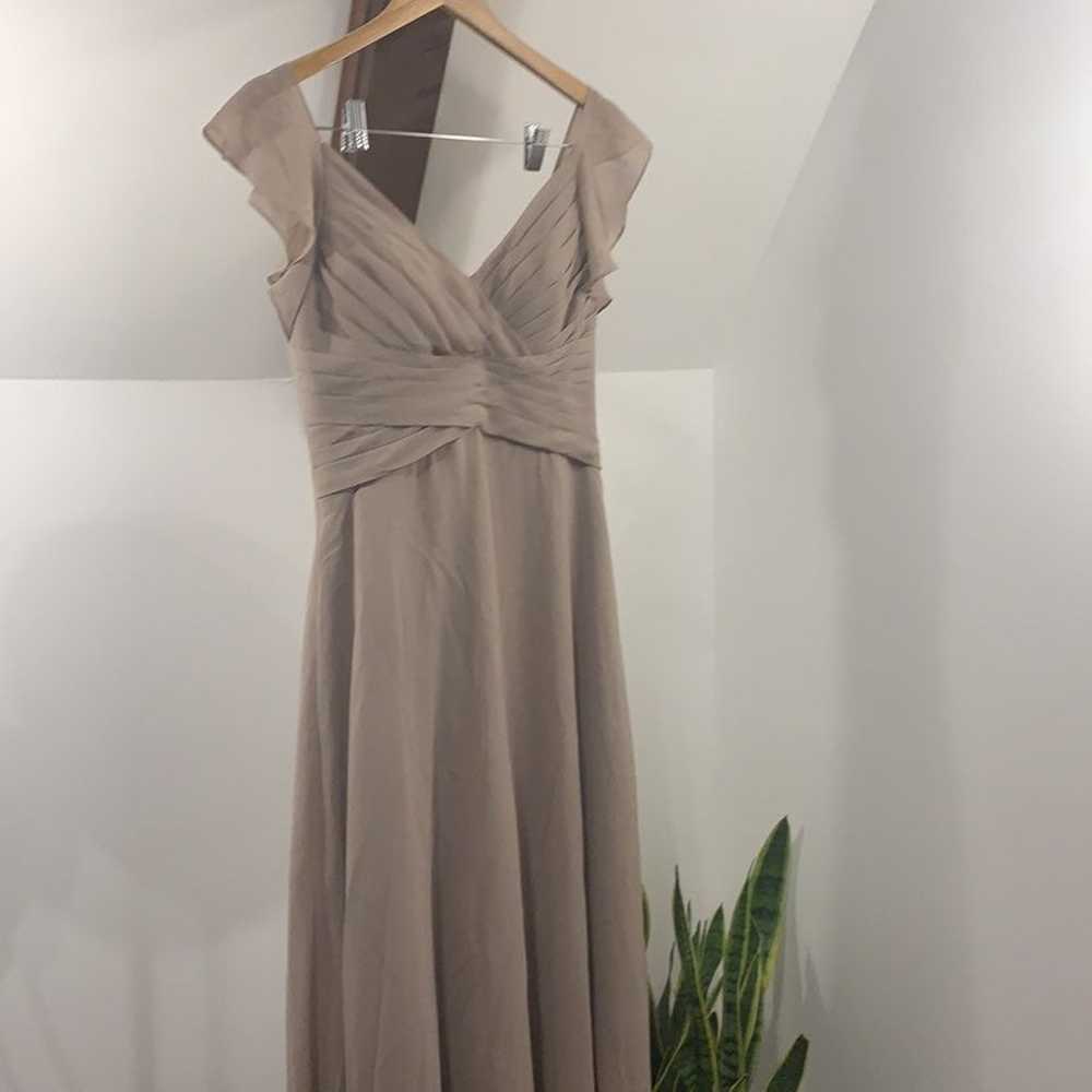 Jjs house bridesmaids dress taupe - image 4