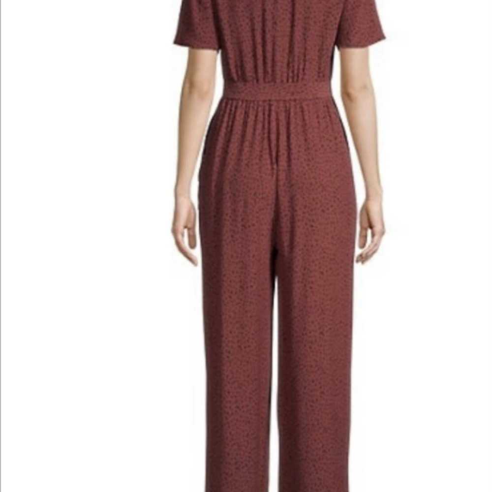 Rails jumpsuit maroon dot - image 2