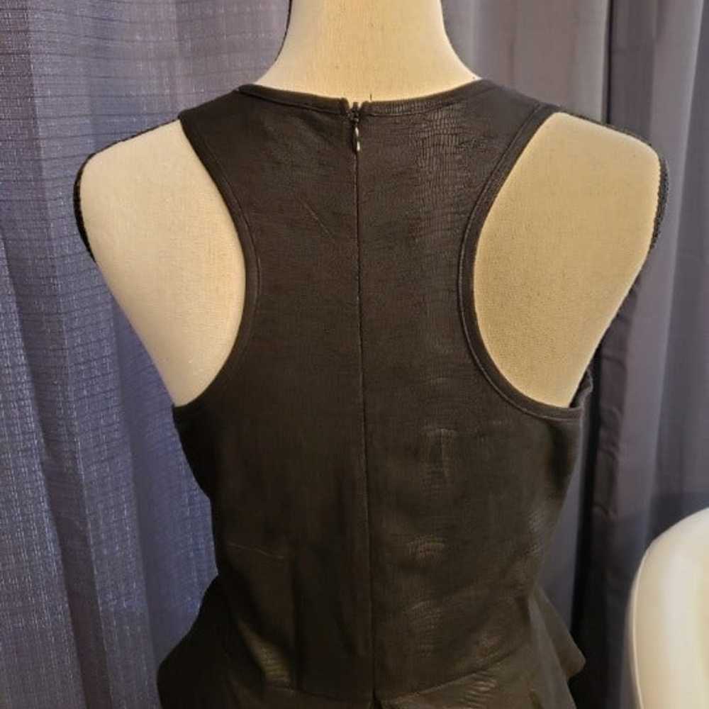 Black Peplum Dress - image 3