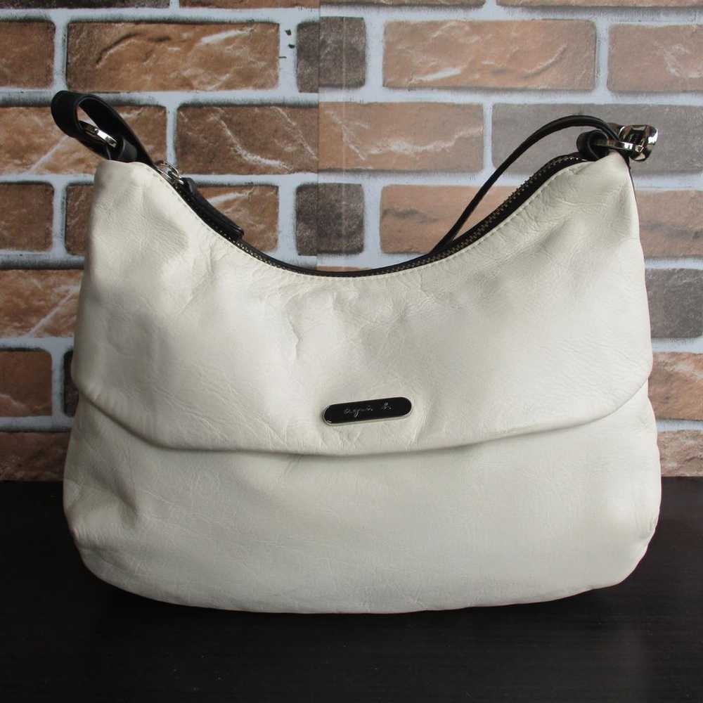 Agnès B. Leather handbag - image 4