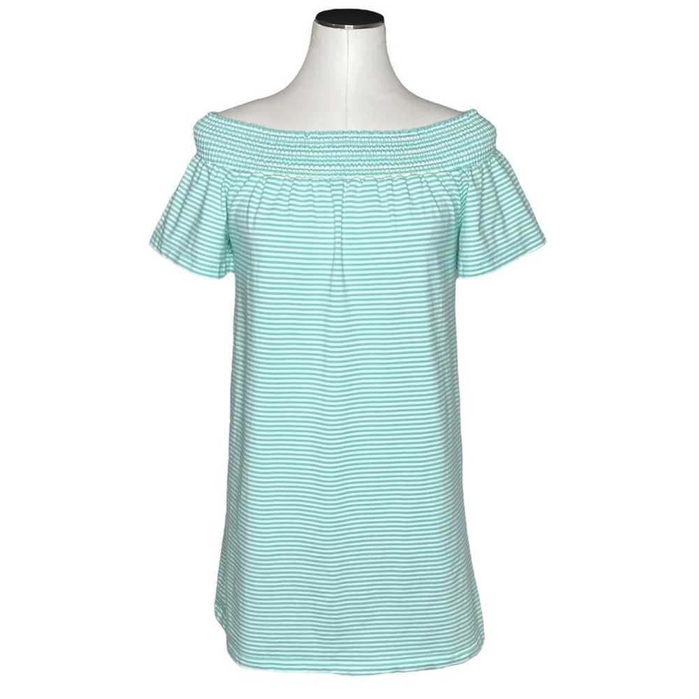 Vineyard Vines Striped Off The Shoulder Dress siz… - image 2