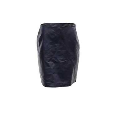 Theory Leather mini skirt