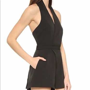 Keepsake the Label halter black romper Revolve