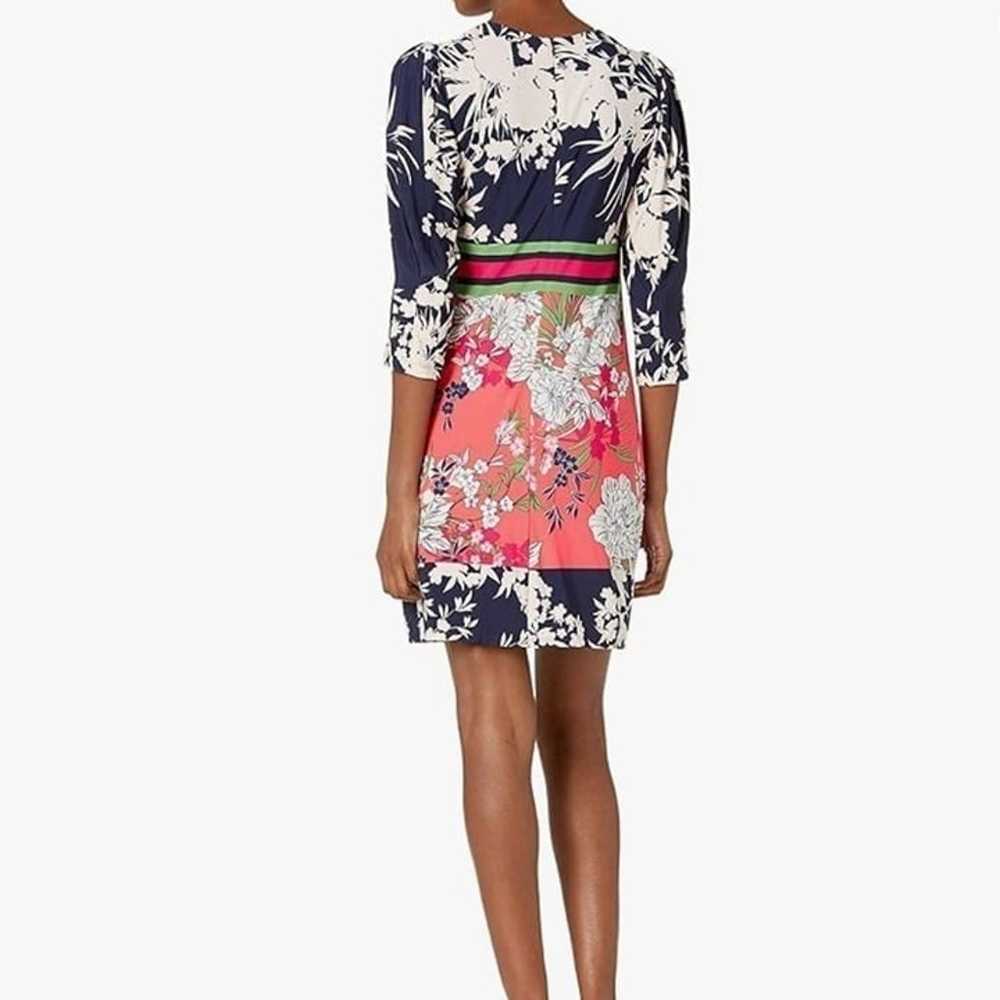 Vince Camuto Women Dress 12 Floral Jersey Knit Kn… - image 2