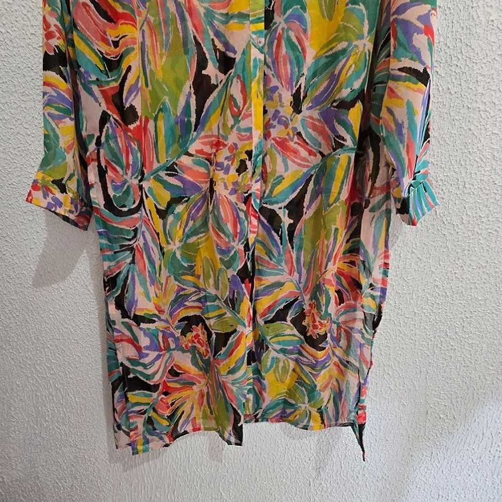 NWT Vintage Floral by Truth NYC Women's Abstract … - image 10