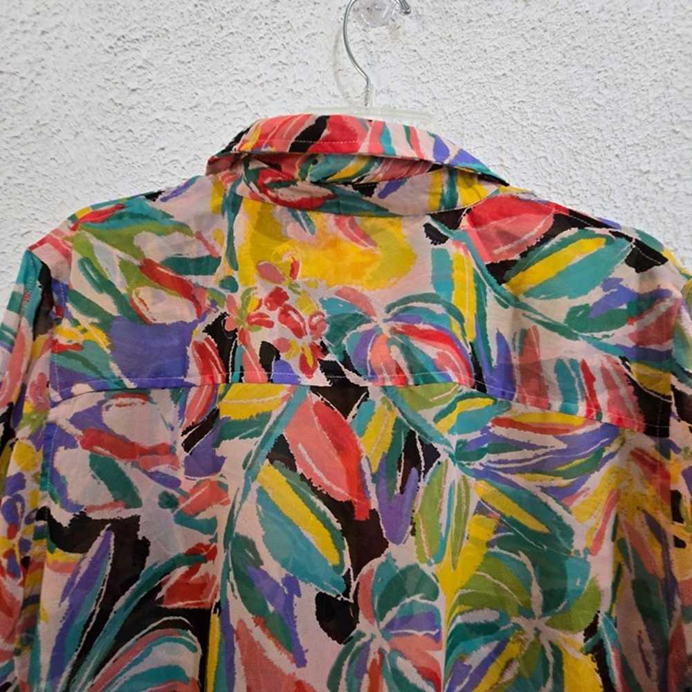 NWT Vintage Floral by Truth NYC Women's Abstract … - image 4