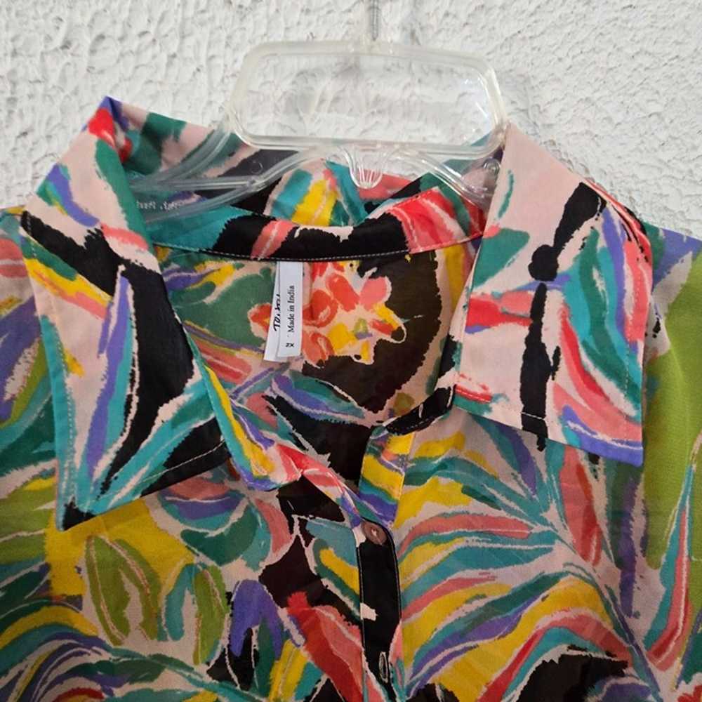 NWT Vintage Floral by Truth NYC Women's Abstract … - image 8