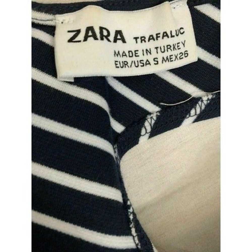 Zara Womens Navy Blue White Striped Tank Bodycon … - image 5