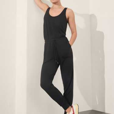 Athleta balance black jumpsuit S