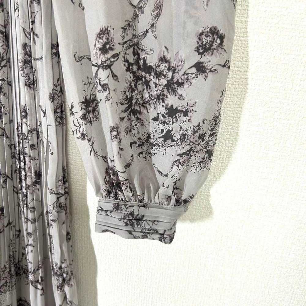 Excellent condition Snidel sheer floral print ple… - image 3