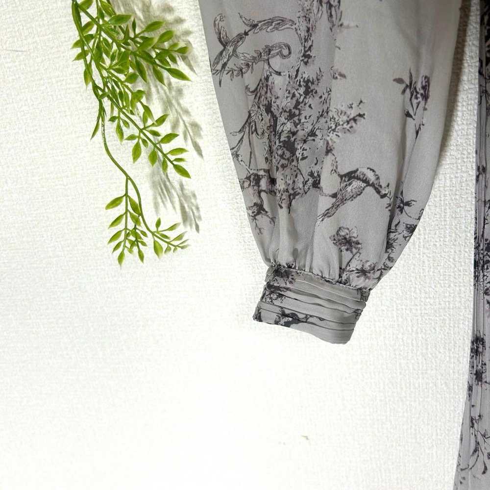 Excellent condition Snidel sheer floral print ple… - image 4