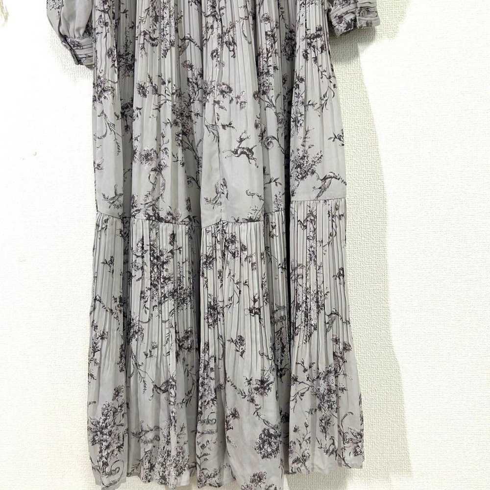 Excellent condition Snidel sheer floral print ple… - image 7