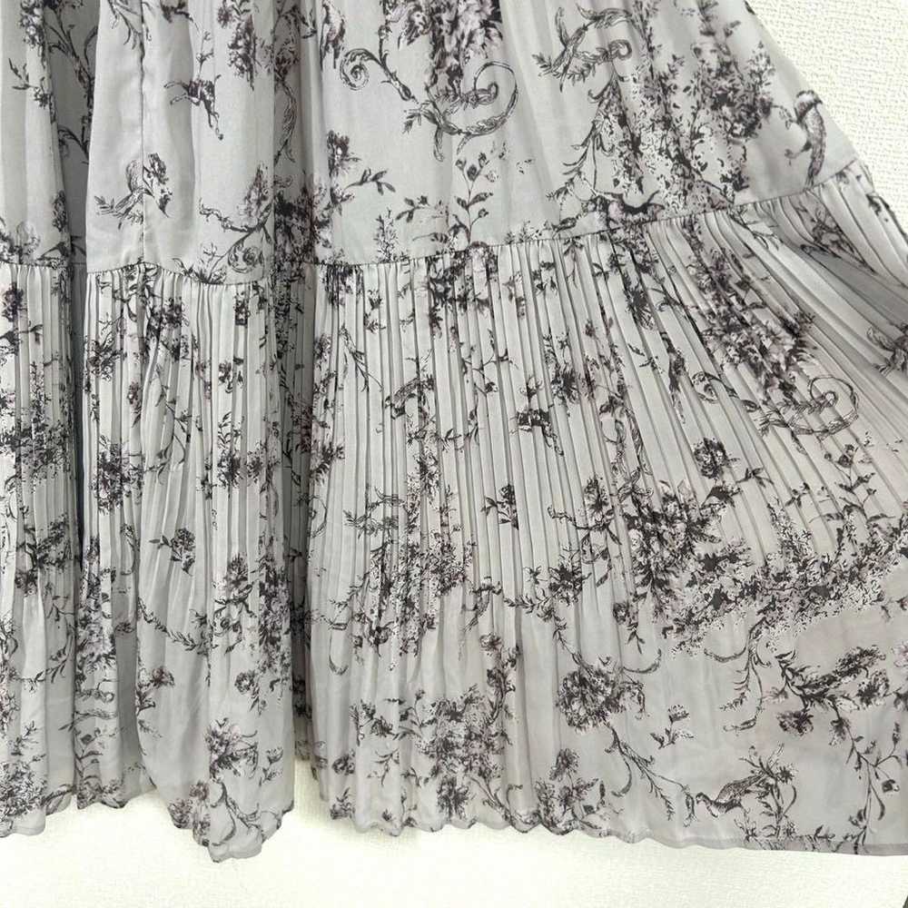 Excellent condition Snidel sheer floral print ple… - image 8