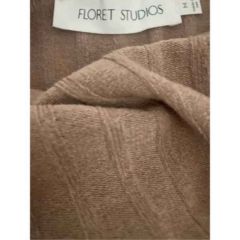 Floret Studios NWOT Tan Sweater Dress Mock Neck M… - image 8