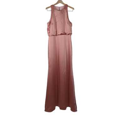 Dessy Collection Sleeveless Blouson Trumpet Gown D