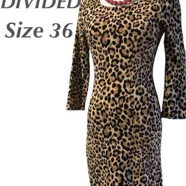 H&M H and M One-piece 36 Leopard