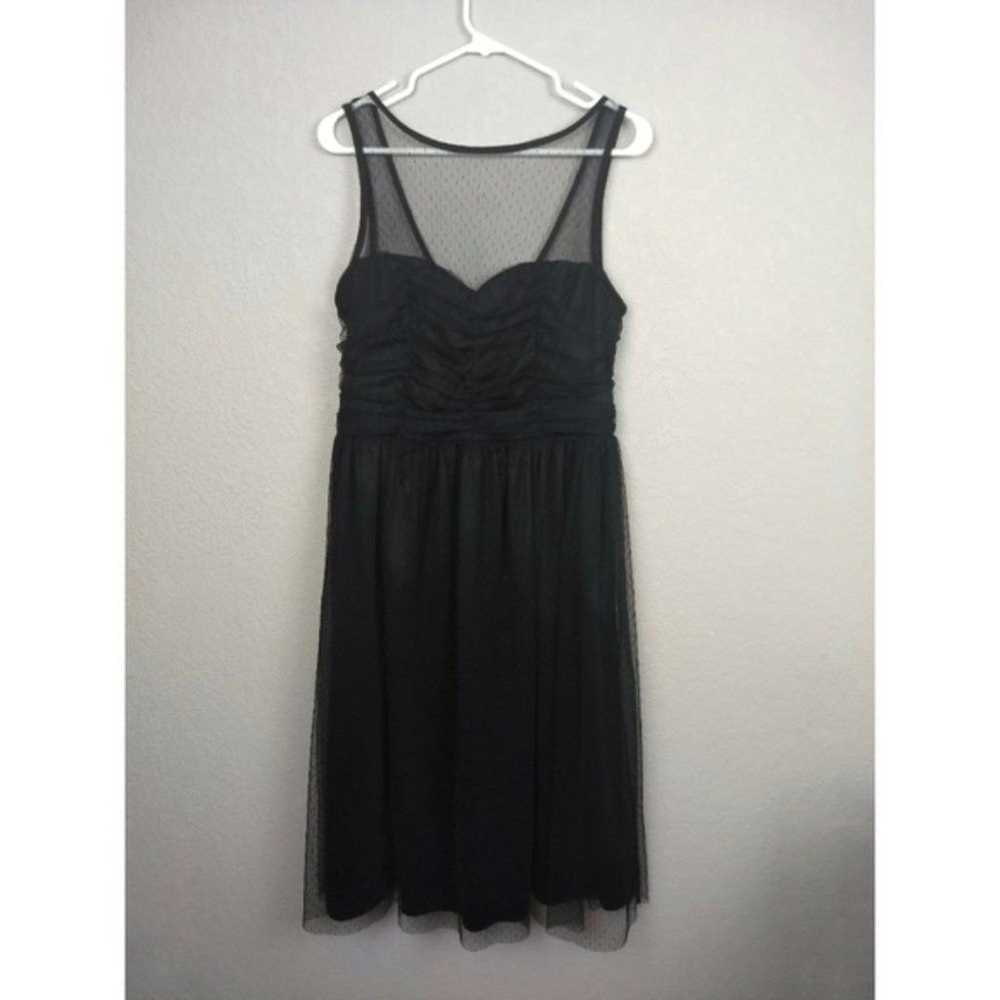 ASOS Black Lined Lace Sleeveless Dress size 12 - image 5