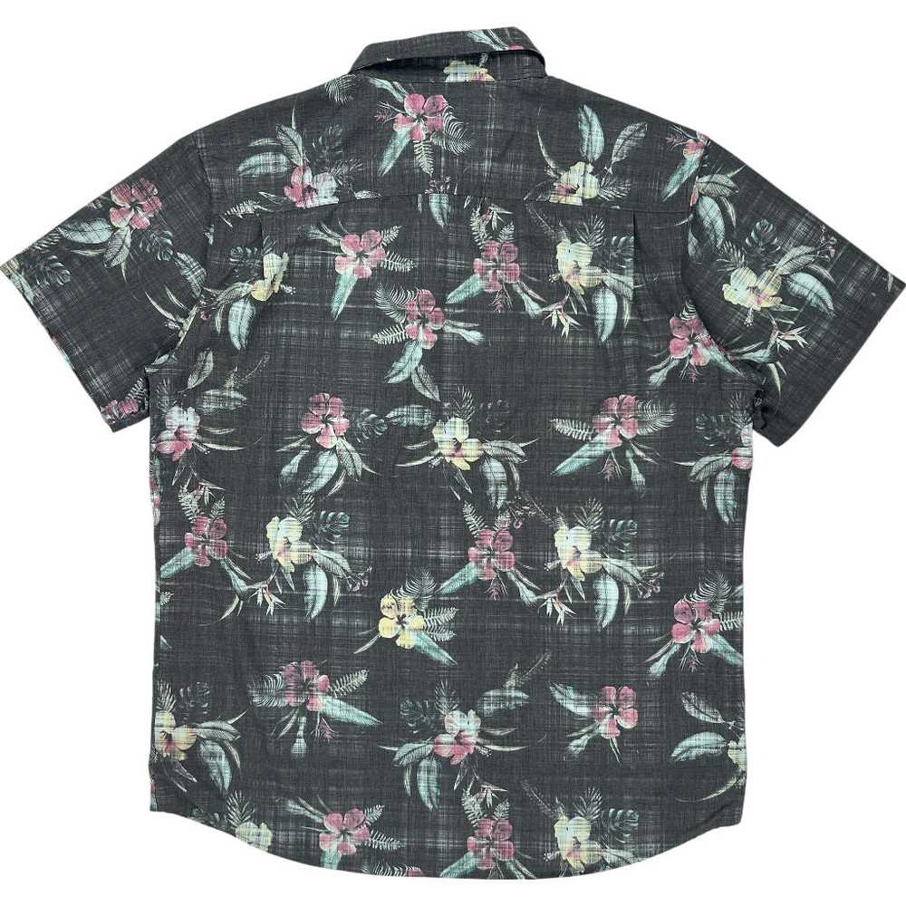 O'Neill Floral Short Sleeve Shirt - XL - Grey Pol… - image 2