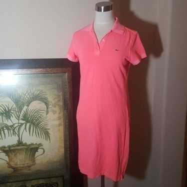 VINEYARD VINES Neon Pink Polo Dress - Size XXS