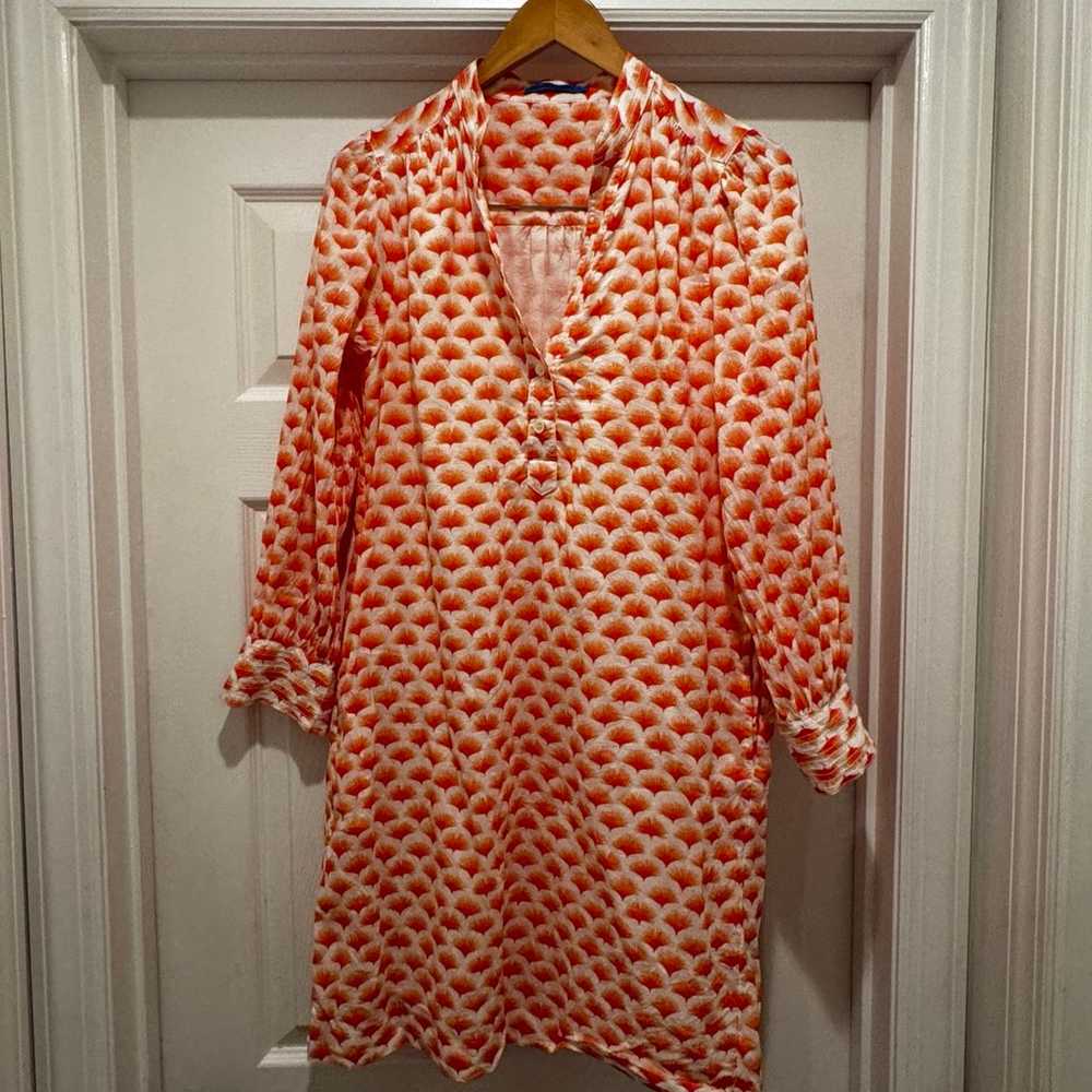 J McLaughlin Coral small long sleeve dress sz sma… - image 1