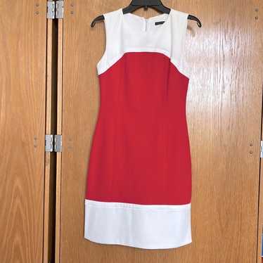 Tommy Hilfiger Red/white Bodycon dress!