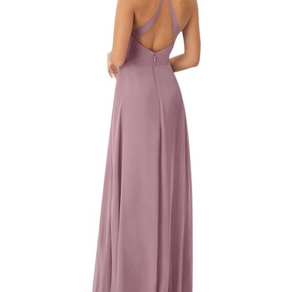 Azazie Davis dusty rose chiffon bridesmaid dress … - image 8