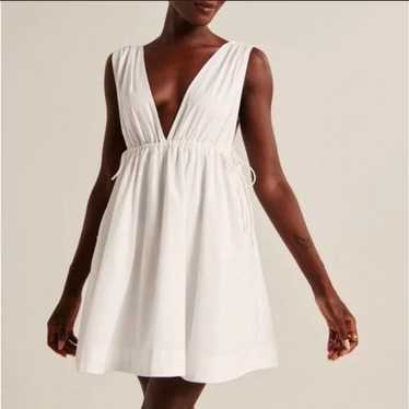 Abercrombie & Fitch Babydoll Poplin Mini Dress Si… - image 1