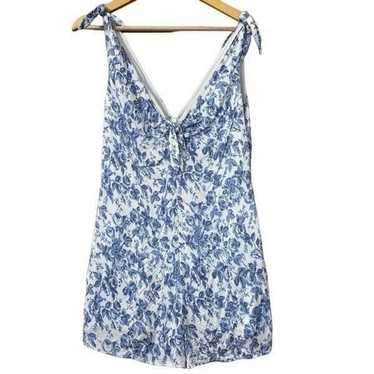 Lovers + friends Aden floral romper medium