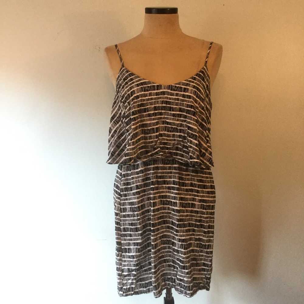 Old Navy Dress M Soft Ruffle Cami Slip 100% Rayon - image 2