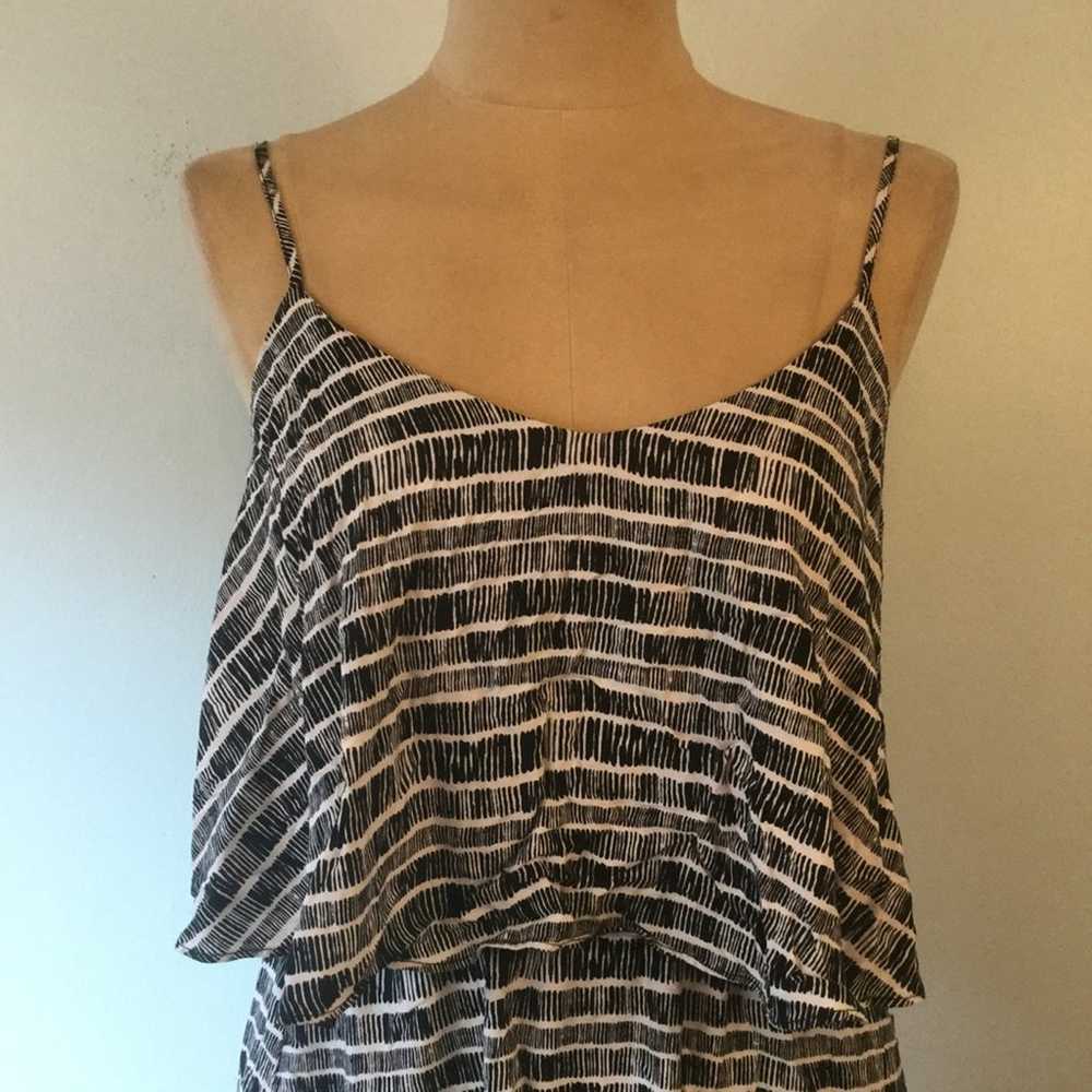 Old Navy Dress M Soft Ruffle Cami Slip 100% Rayon - image 3