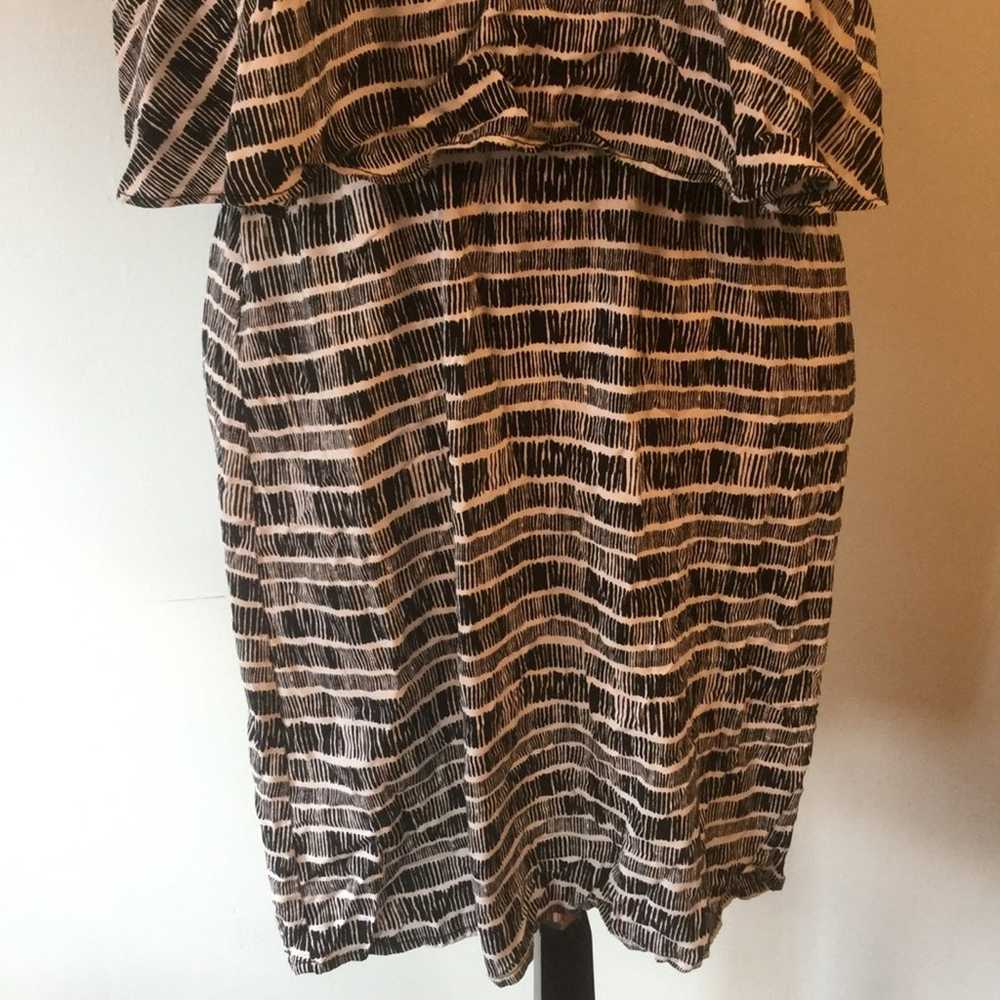 Old Navy Dress M Soft Ruffle Cami Slip 100% Rayon - image 4