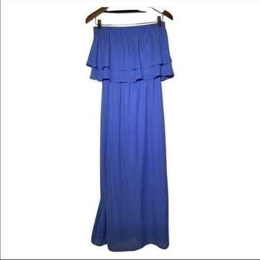 Bar lll blue sleeveless maxi dress - image 1