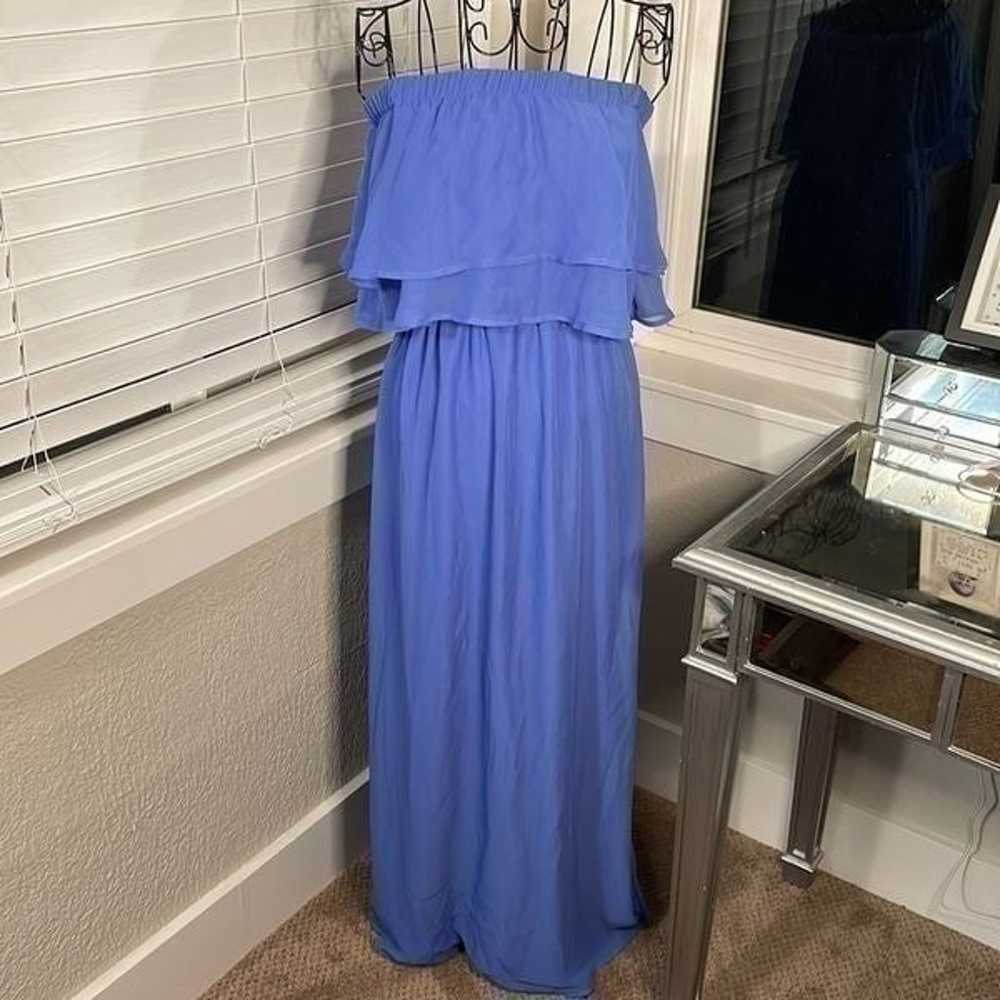 Bar lll blue sleeveless maxi dress - image 2