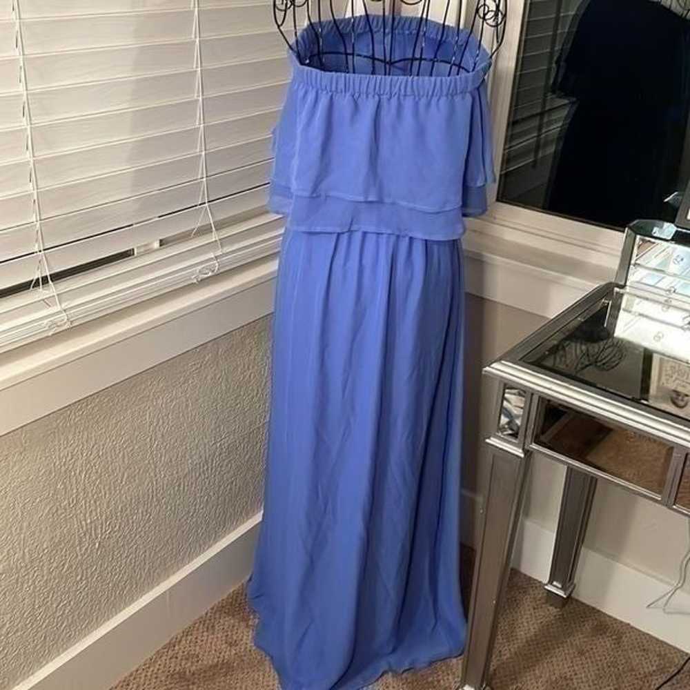 Bar lll blue sleeveless maxi dress - image 4