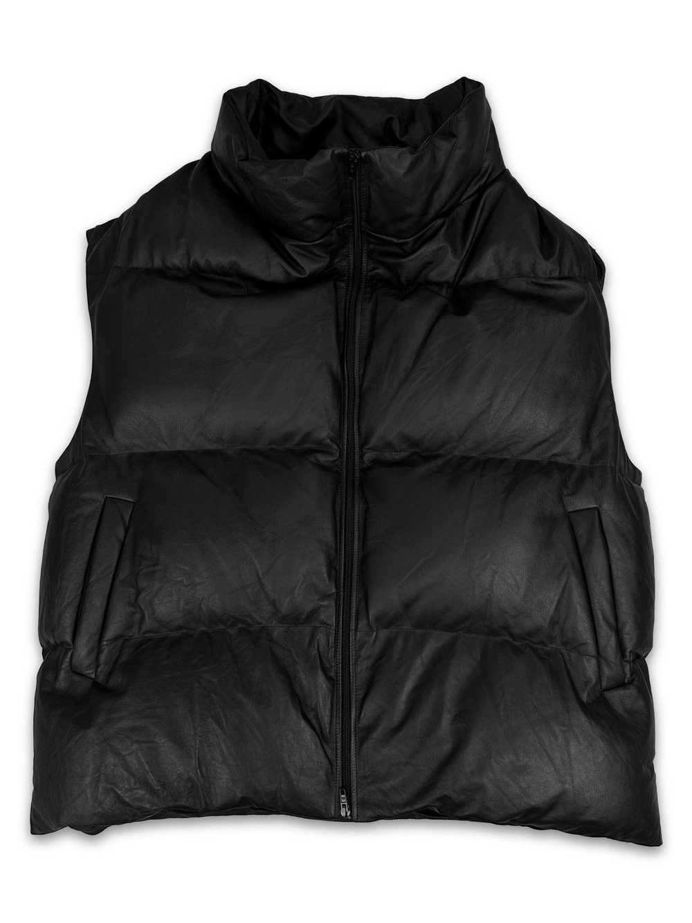 Balenciaga AW22 Balenciaga Black Leather Oversize… - image 1