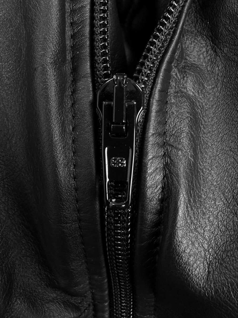 Balenciaga AW22 Balenciaga Black Leather Oversize… - image 2